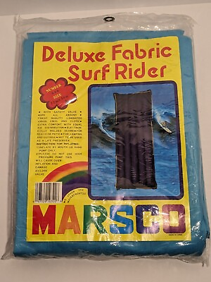 #ad Pool Raft XL Toy Vintage MARSCO Deluxe Fabric Surf Rider Inflatable Raft New $69.95