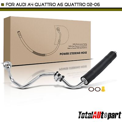 #ad Power Steering Pressure Line Hose Assembly for Audi	A4 2002 2005 A6 Quattro 3.0L $31.99