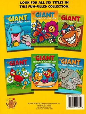 #ad Giant Coloring Activity Book Cover may Vary Paperback GOOD $4.39