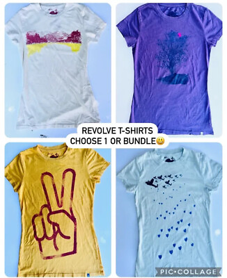 #ad REVOLVE RVL7 T Shirt 100% Organic Soft Cotton T Shirts Sz Small Choose Style $19.99