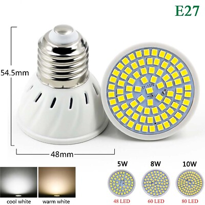 #ad LED Bulb Chip E27 E14 MR16 Gu10 5W 8W 10W COB Light AC 220V Cup Floodlight Lamp $3.41