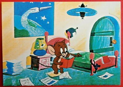 #ad TOM AND JERRY Card #37 MOUSE INTO SPACE CARDZ 1993 GBP 6.99