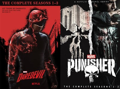#ad Daredevil The Complete Series Season 1 3 amp; The Punisher Season 1 2 DVD Brand New $29.90