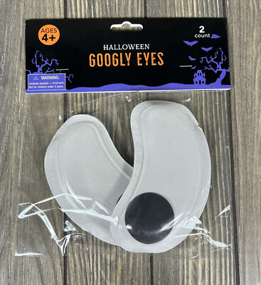 #ad Meijer Halloween Big Google Eyes 2 Count Long Eyes New Googly Eyes $14.99