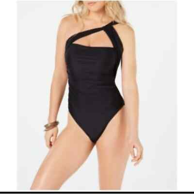 #ad rachel rachel Roy black cross shoulder swimsuit NWT $45.00