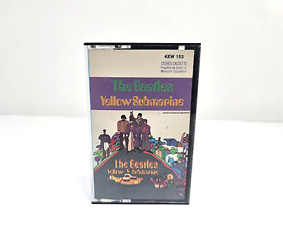 #ad The Beatles Yellow Submarine Cassette Tape 4XW 153 $14.99