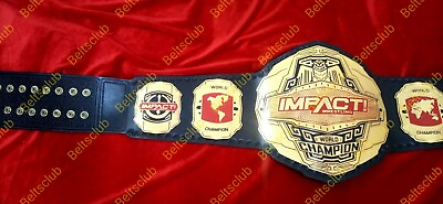 New Impact World Champion Wrestling Replica Belt 2mm Plates adult size..... $120.00