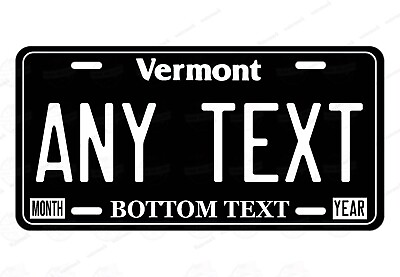 #ad Vermont Customized Aluminum Metal License Plate Tag Auto Car Bike ATV Keychain $13.99