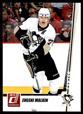 #ad 2010 11 DONRUSS PROOF Evgeni Malkin 100 Pittsburgh Penguins #13 C $17.40