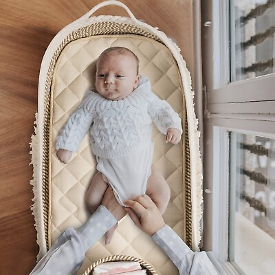 #ad Rolife Cotton Baby Changing Basket with Diaper Changing Foam Pad amp; Storage $49.99