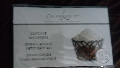 #ad Brand New 18 Pack of Celebrate It Cupcake Wrappers $10.00