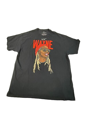 #ad Lil Wayne Unisex Rapper Black T Shirt Mens XXL $19.00
