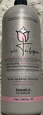 #ad Tweak#x27;d by Nature Tulipia Pink Vanilla Cream Shampoo 33.8 oz $39.95