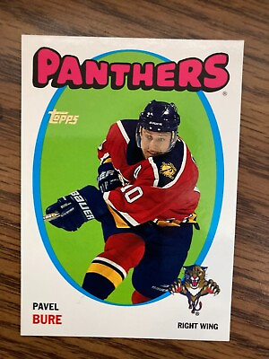 #ad 2001 02 Topps Heritage Parallel #8 Pavel Bure Florida Panthers NrMt $3.50