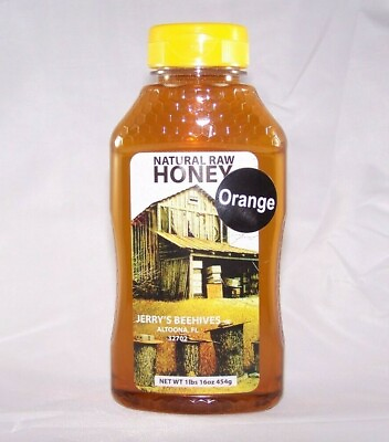 #ad Orange Blossom Honey Florida Completely Raw Natural 1 Lbs Laura#x27;s Best Honey $19.99