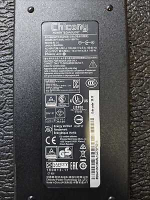 #ad Chicony MSI Clevo Laptop Charger AC Adapter A15 180P1A 19.5V 180W 5.5MM NEW $26.99