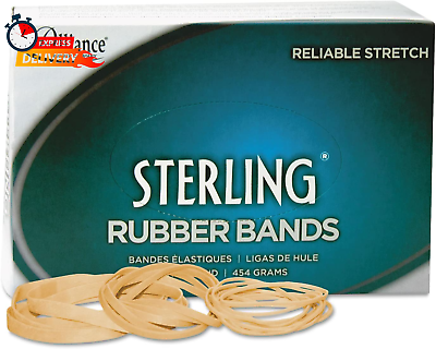 #ad Alliance Rubber 24325 Sterling Rubber Bands Size #32 1 Lb Box Contains Approx. $13.74