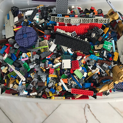 #ad Mega Bloks amp; LEGO Bulk Lot 1 lb Building Bricks Random Mix 1 pound Mixed Colors $10.99