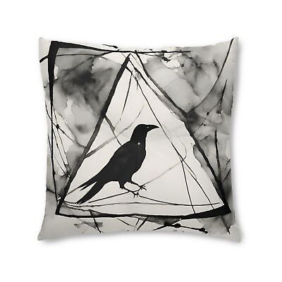 #ad Tufted Floor Pillow Square Crow $76.05