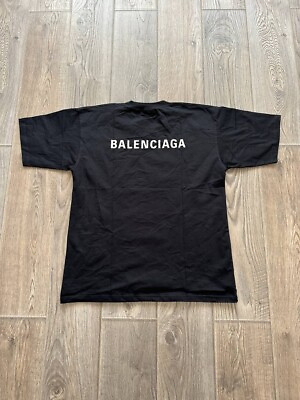 #ad #ad Balenciaga T shirt Big Back Logo $290.00