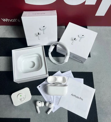 #ad Apple AirPods Pro 2nd Generation with MagSafe Wireless Charging Case White $49.83