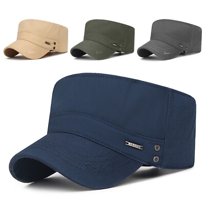 #ad Men Cap Army Hat Cadet Castro Military Patrol Baseball Autumn Hat Adjustable‹ $4.81