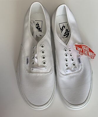 #ad Vans New True White Classic Sneakers Unisex Canvas Shoes Men 8.5 Women 10.0 $29.95