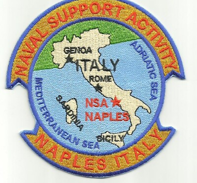 #ad NAVAL SUPPORT ACTIVITY NAPLES ITALY $16.95