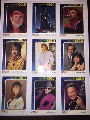 #ad 1992 CMA COUNTRY GOLD 20 CARD LOT $5.00