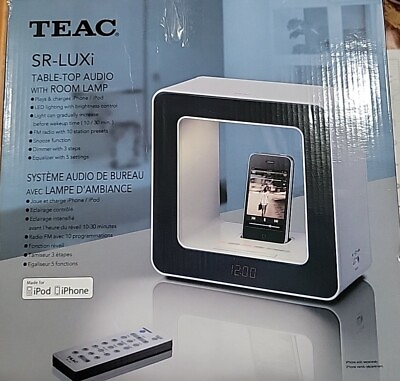 #ad TEAC SR LUXi TABLE TOP AUDIO with ROOM LAMP $24.99