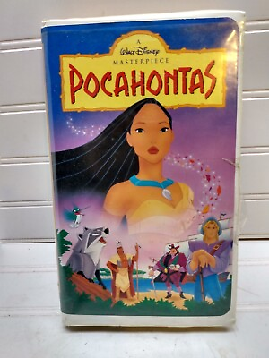 #ad Disney VHS Movie; Pocahontas: Animated Cartoon Family Children Film $19.99