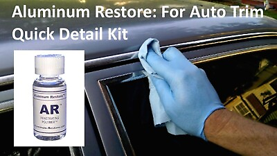 #ad Aluminum Restore Classic 1 Bottle: Anodized Auto Trim quot;Quick Polishquot; Kit $36.50