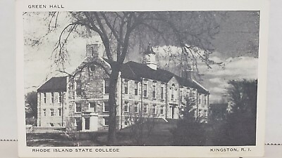 #ad RPPC Rhode Island State College Green Hall Posted Divided Back 1939 $4.00