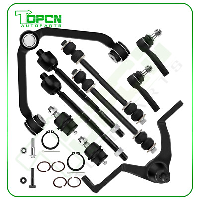 #ad 10Pcs Suspension Kit Tie Rods Control Arms For Ford Explorer Ranger 2WD 4WD $79.71
