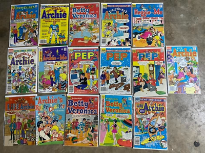 #ad Lot of 16 Vintage Comic Books by Archie Comics Betty amp; Veronica Pep amp; More $22.99