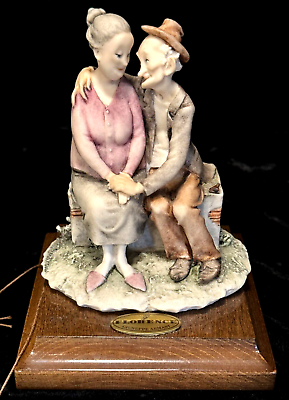 #ad GIUSEPPE ARMANI ITALY SCULPTURE AFTER ALL THESE YEARS 1973 ON WOOD BASE $115.00