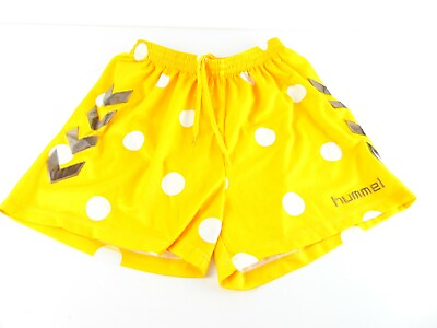 #ad Hummel Yellow Socker Shorts Womens M $19.99