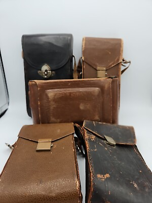 #ad Vintage Camera Cases Leather 5 $29.95