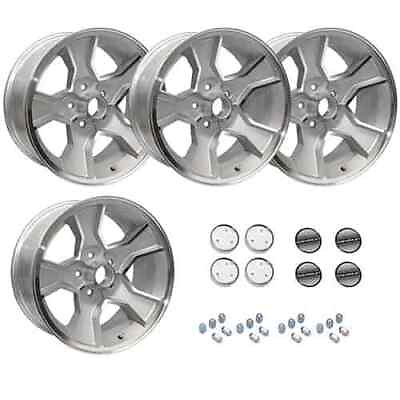 #ad Year One Wheels SNW1784K1 Cast Aluminum N90 Wheel Kit 4 17 x 8 with 4 1 4 Back $1115.44