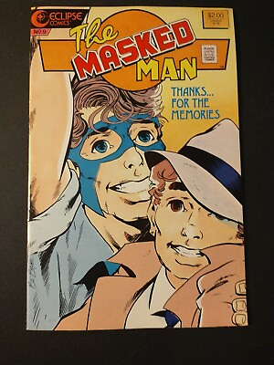 #ad The Masked Man #9 1987 Eclipse Comics $2.09