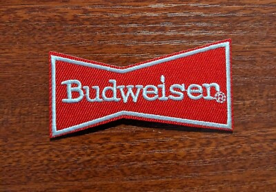 #ad Budweiser Bud Patch Beer Drinking Alcohol Embroidered Iron On Patch 1.5x3quot; $4.50