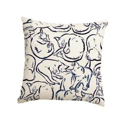 #ad Chinoiserie Ink and Wash Bule Throw Pillow Cover 18 x 18 Inch 18quot; x 18quot; Cat $19.18