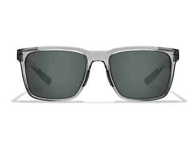 #ad Roka Barton 2.0 Sunglasses Crystal Grey Frame Dark Carbon Polarized Lens $130.00