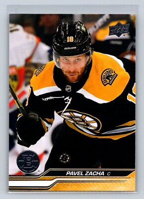 #ad #ad 2023 24 Upper Deck Series 2 #268 Pavel Zacha Boston Bruins Hockey Card A $1.88