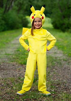 #ad Pokemon Pikachu Deluxe Costume for Kids Officially Licensed Halloween Gear $42.95