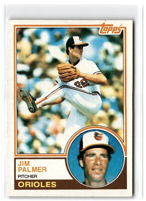 #ad 1983 Topps Jim Palmer #490 Baltimore Orioles Baseball Card $19.60