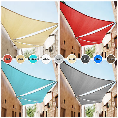 #ad ColourTree Triangle Right Angle Sun Shade Sail Canopy Fabric Outdoor Patio $19.99