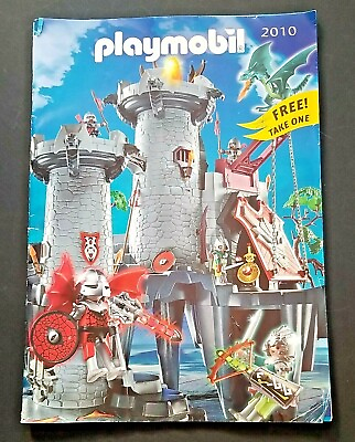 #ad 2010 Playmobil Catalog German Toys USA Castle Cover w attached ADD ONS CATALOG $15.95