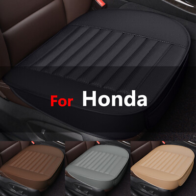 #ad 1PC Car Front Seat Cover PU Leather Surrounded Cushion Protector Pad For Honda $12.34
