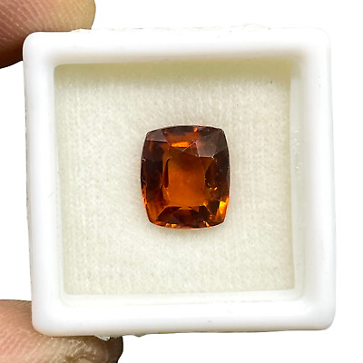 #ad 4.10 Cts Certified Natural Hessonite Garnet Sri Lanka Loose Untreated Gemstone $33.00
